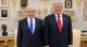 Benjamin Netanyahu and Donald Trump standing together in the Oval Office
