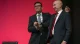 UK Labour government officials on stage at a conference
