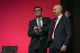 UK Labour government officials on stage at a conference